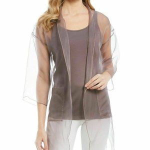 Eileen Fisher Luna Silk Kimono Jacket NEW R1174